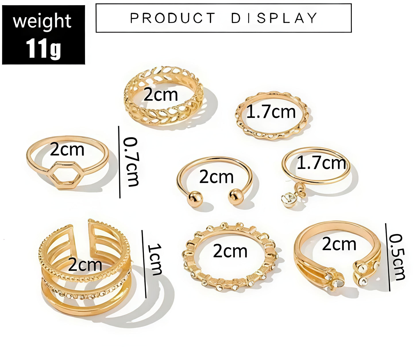 Gold Plated Rings