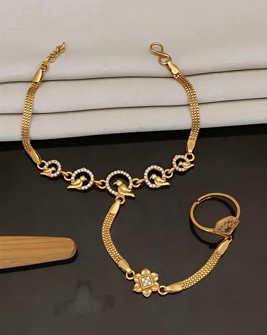 Bird Rose Gold Bracelet