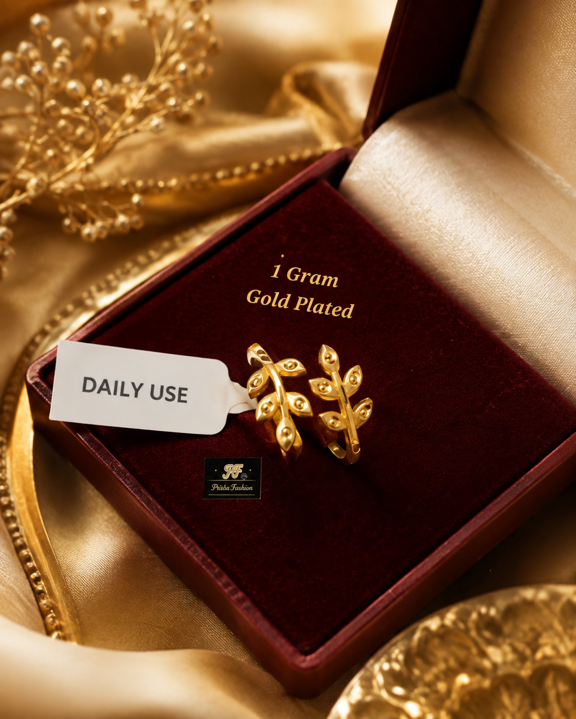 1 Gram Gold Platted Ring