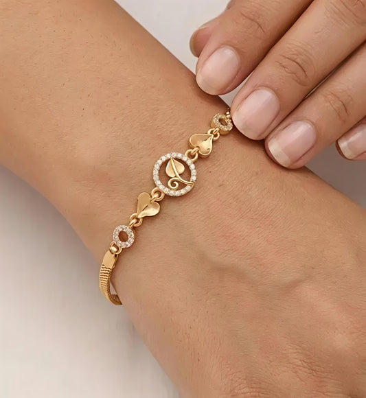 Leaf Plated Bracelet